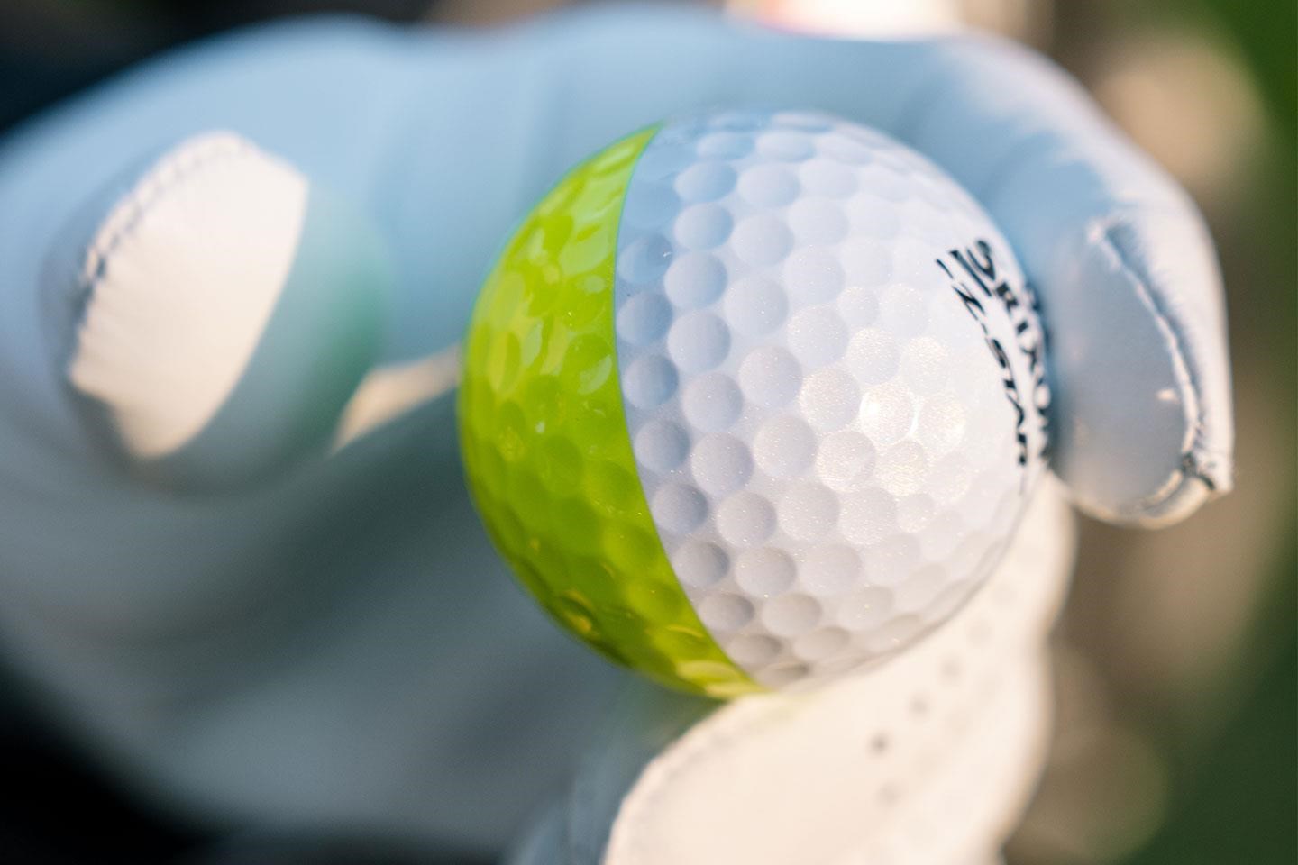 Srixon Z-Star DIVIDE Golfbälle, weiss/gelb
