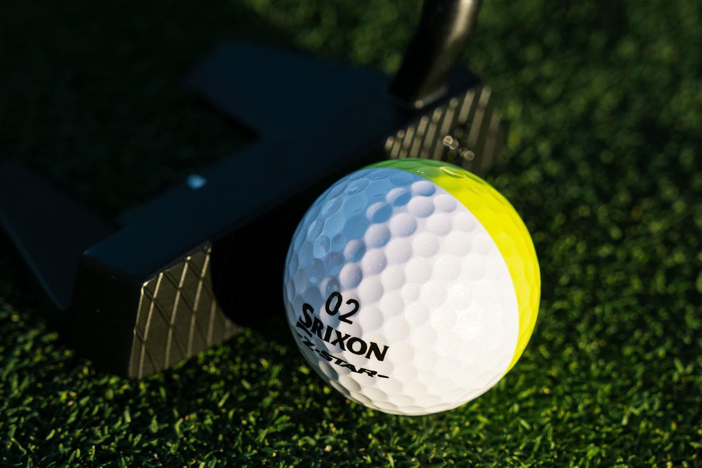 Srixon Z-Star DIVIDE Golfbälle, weiss/gelb