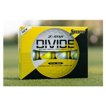 Srixon Z-Star DIVIDE Golfbälle, weiss/gelb