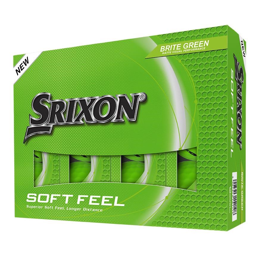 Srixon Soft Feel Brite Golfbälle, grün