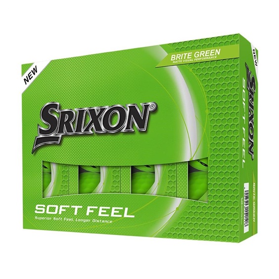 Srixon Soft Feel Brite Golfbälle, grün