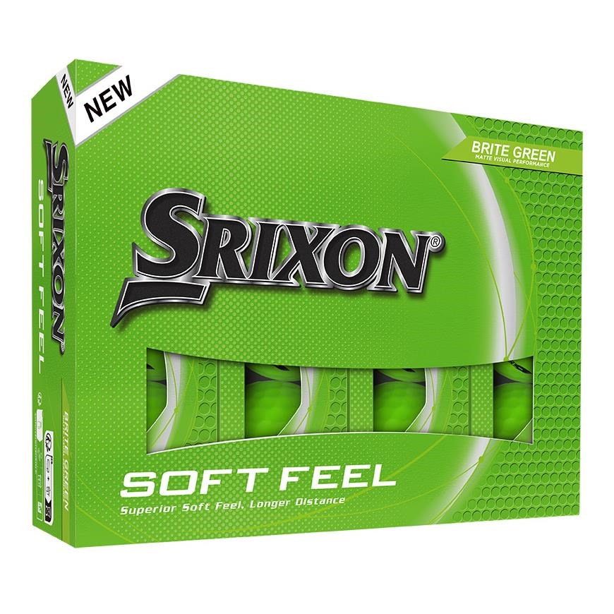 Srixon Soft Feel Brite Golfbälle, grün