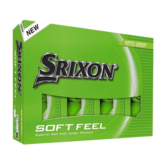 Srixon Soft Feel Brite Golfbälle, grün