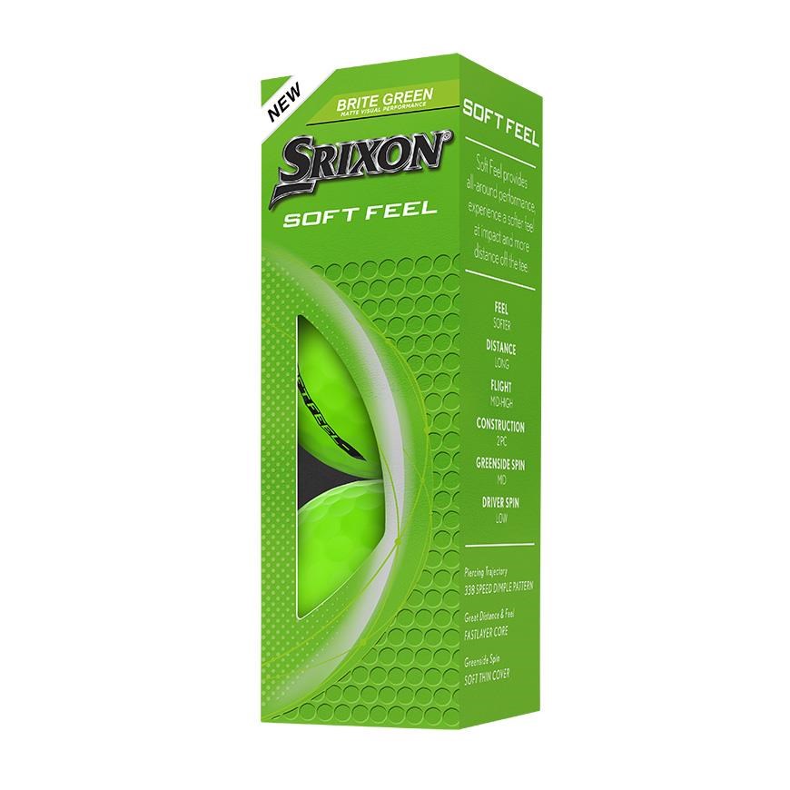 Srixon Soft Feel Brite Golfbälle, grün