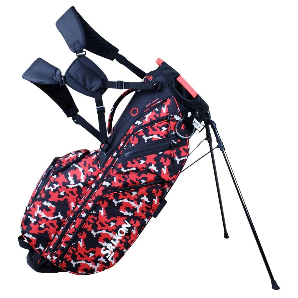 Srixon Premium Standbag, black/red camo