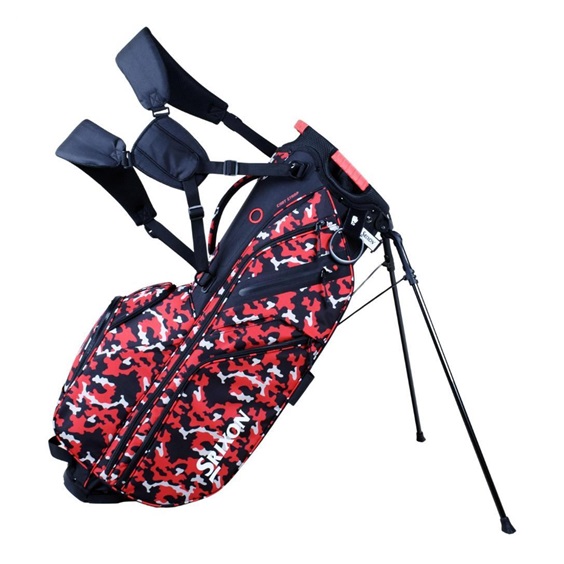 Srixon Premium Standbag, black/red camo