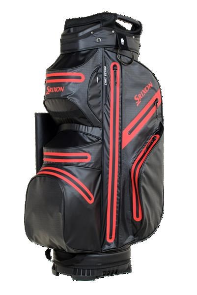 Srixon Waterproof Cartbag, schwarz/rot