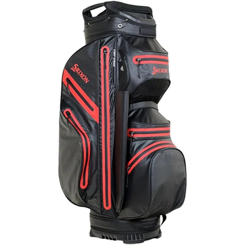 Srixon Waterproof Cartbag, schwarz/rot