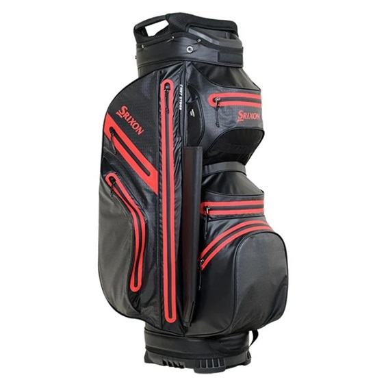 Srixon Waterproof Cartbag, schwarz/rot