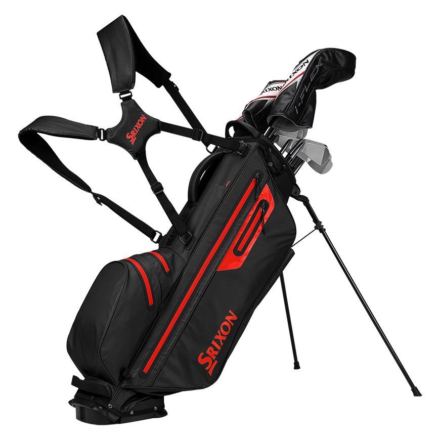 Srixon Waterproof stand bag, schwarz/rot