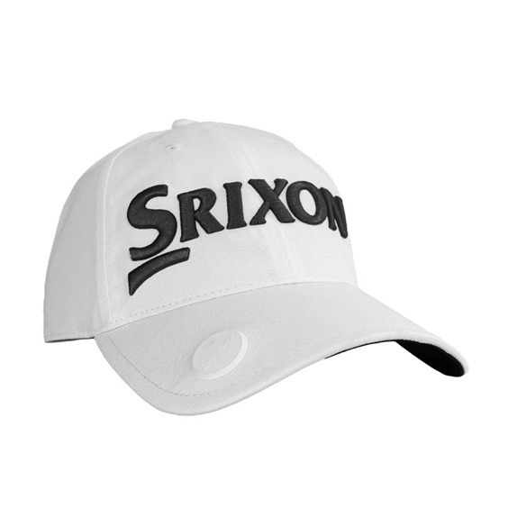 Srixon Ball Marker Golfcap, weiss + Ballmarker
