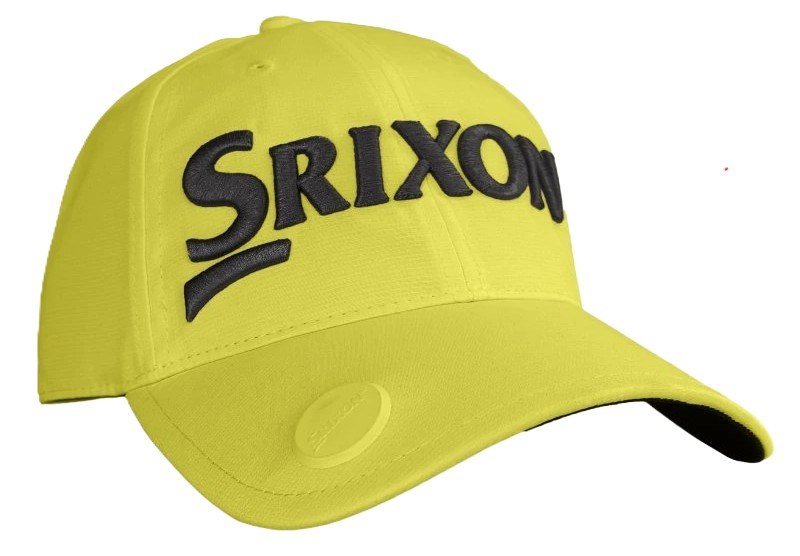 Srixon Ball Marker Golfcap, gelb + Ballmarker