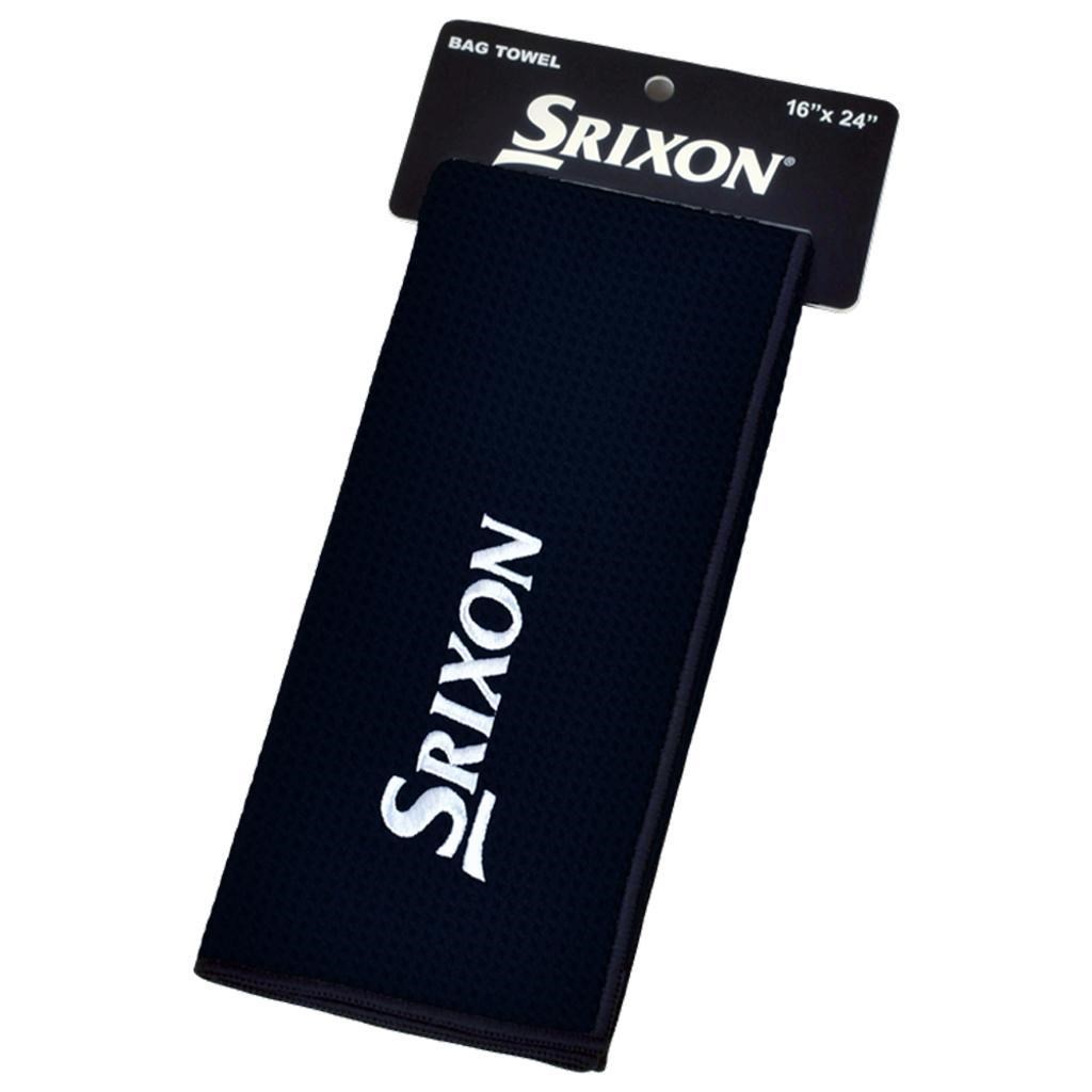 Srixon Tri-Fold MicroFibre Golfhandtuch, schwarz