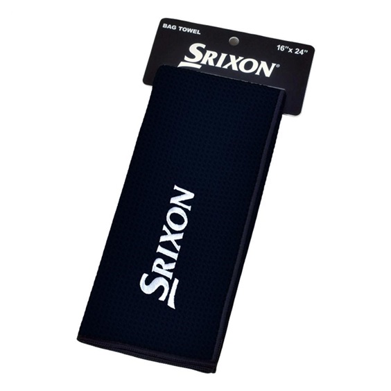 Srixon Tri-Fold MicroFibre Golfhandtuch, schwarz