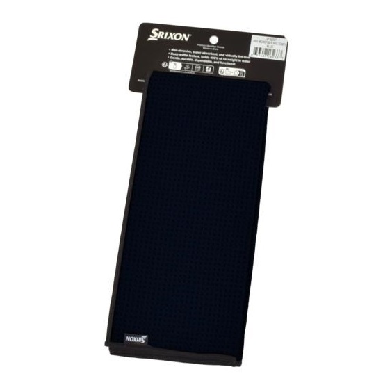 Srixon Tri-Fold MicroFibre Golfhandtuch, schwarz