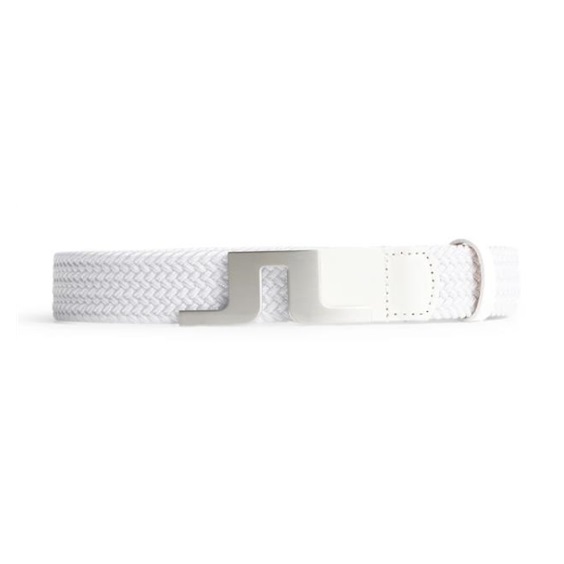 J.Lindeberg Berry Elastic Herren Gürtel, weiss