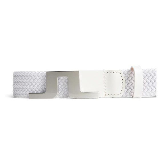 J.Lindeberg Berry Elastic Herren Gürtel, weiss