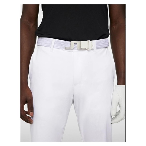 J.Lindeberg Berry Elastic Herren Gürtel, weiss