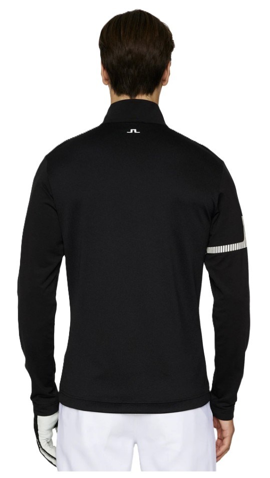 J.Lindeberg Heath Strike Mid layer Herren Sweatshirt, schwarz
