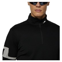 J.Lindeberg Heath Strike Mid layer Herren Sweatshirt, schwarz