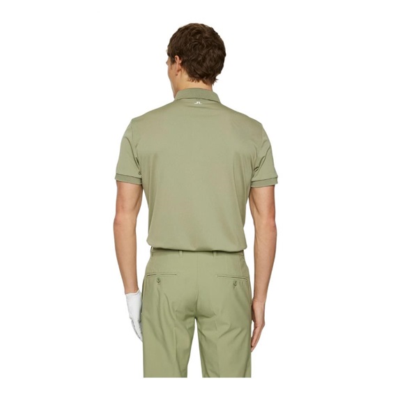 J.Lindeberg Tour Tech Slim Fit Herren Poloshirt, oil green