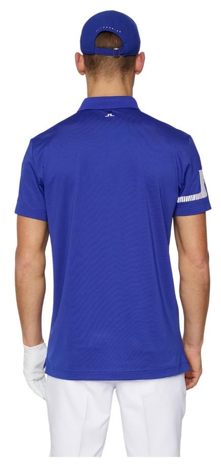 J.Lindeberg Heath Strike Herren Poloshirt, clematis blue