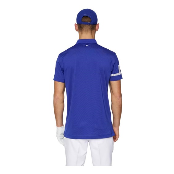 J.Lindeberg Heath Strike Herren Poloshirt, clematis blue