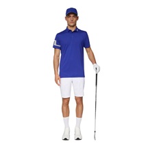 J.Lindeberg Heath Strike Herren Poloshirt, clematis blue