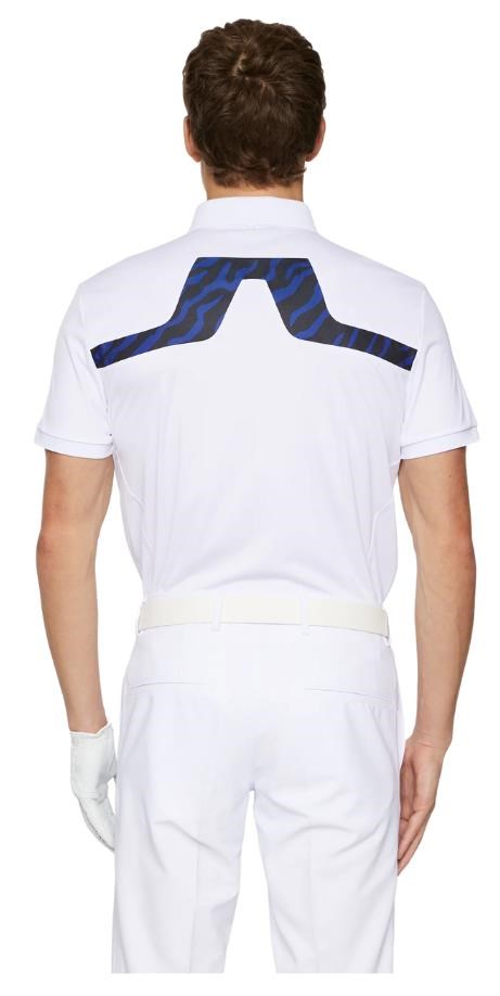 J.Lindeberg KV Print Herren Poloshirt, tour tiger clematis