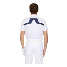 J.Lindeberg KV Print Herren Poloshirt, tour tiger clematis