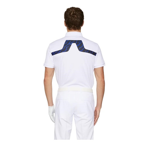 J.Lindeberg KV Print Herren Poloshirt, tour tiger clematis