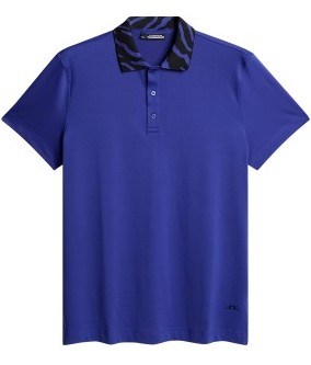 J.Lindeberg Karter Herren Poloshirt, clematis blue