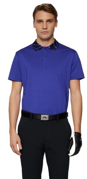 J.Lindeberg Karter Herren Poloshirt, clematis blue