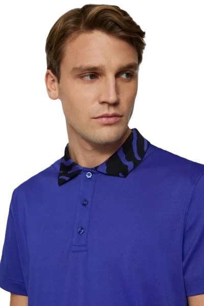 J.Lindeberg Karter Herren Poloshirt, clematis blue