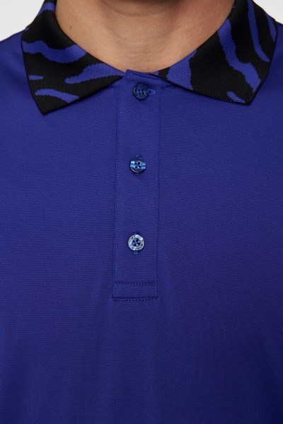 J.Lindeberg Karter Herren Poloshirt, clematis blue