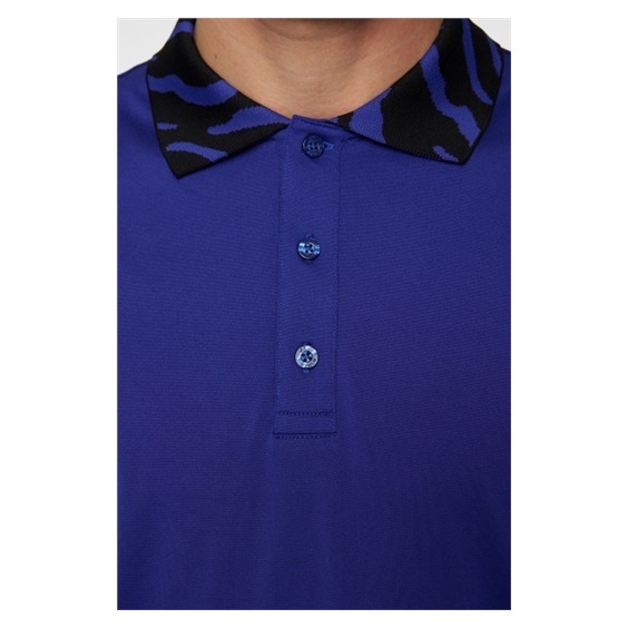 J.Lindeberg Karter Herren Poloshirt, clematis blue