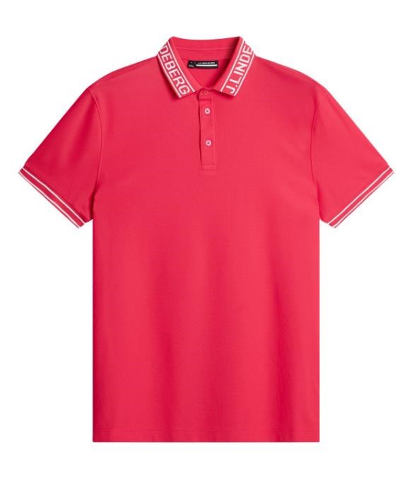 J.Lindeberg Austin Herren Poloshirt, azalea