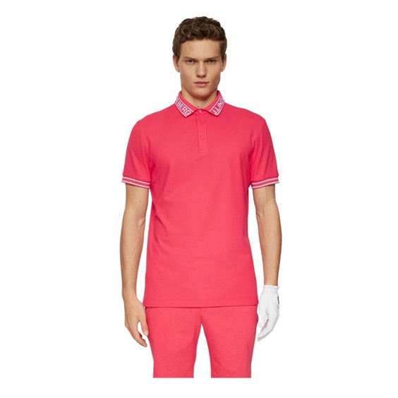 J.Lindeberg Austin Herren Poloshirt, azalea