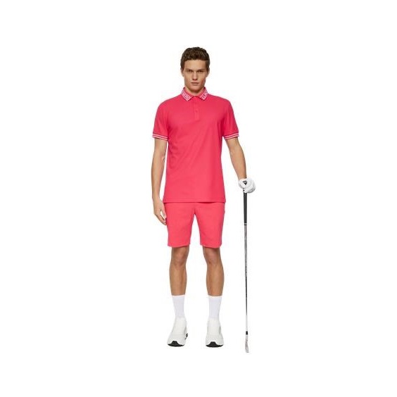 J.Lindeberg Austin Herren Poloshirt, azalea