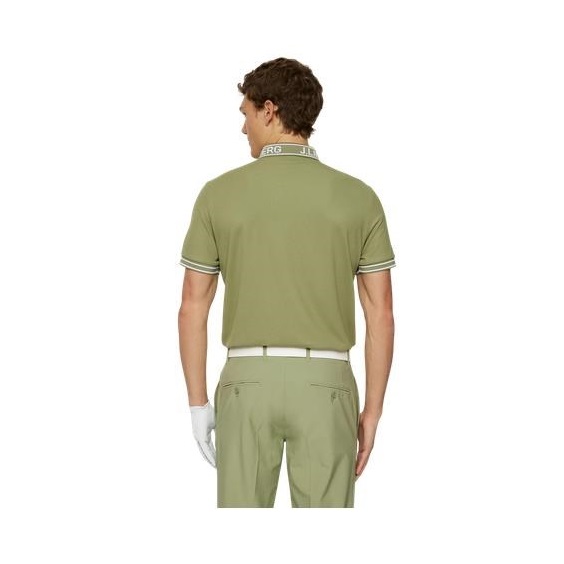 J.Lindeberg Austin Herren Poloshirt, oil green