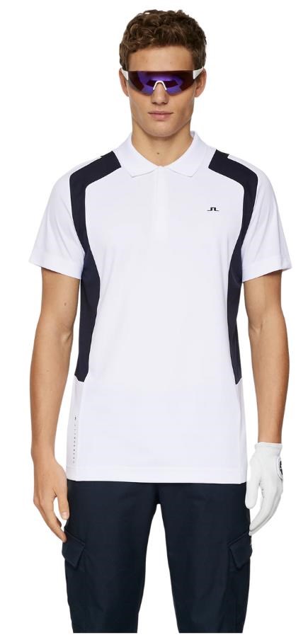 J.Lindeberg Legacy Herren Poloshirt, weiss