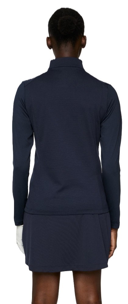 J.Lindeberg Cindy Quarter Zip Mid  layer Damen Sweatshirt, dunkelblau