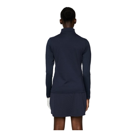 J.Lindeberg Cindy Quarter Zip Mid  layer Damen Sweatshirt, dunkelblau