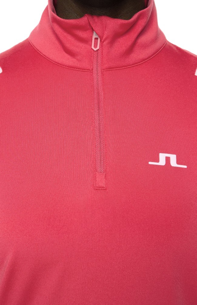 J.Lindeberg Mae Quarter Zip Mid layer Damen Sweatshirt, azalea