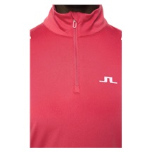 J.Lindeberg Mae Quarter Zip Mid layer Damen Sweatshirt, azalea