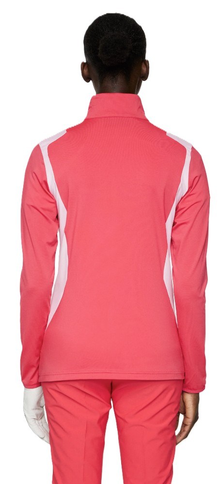 J.Lindeberg Mae Quarter Zip Mid layer Damen Sweatshirt, azalea