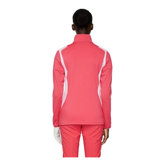 J.Lindeberg Mae Quarter Zip Mid layer Damen Sweatshirt, azalea