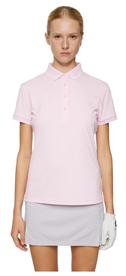 J.Lindeberg Tour Tech Poloshirt, rosa