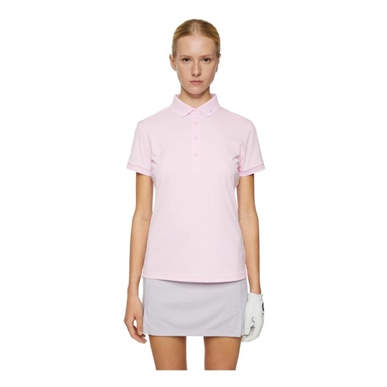 J.Lindeberg Tour Tech Poloshirt, rosa