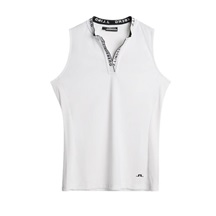 J.Lindeberg Leya Sleeveless Damen Poloshirt, weiss